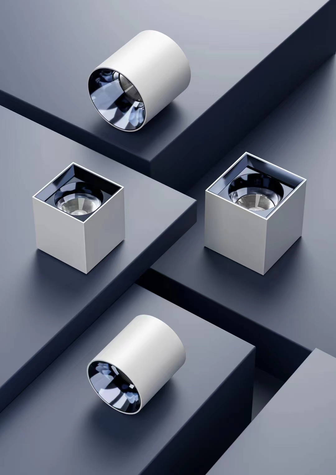 LED surface mounted downlight